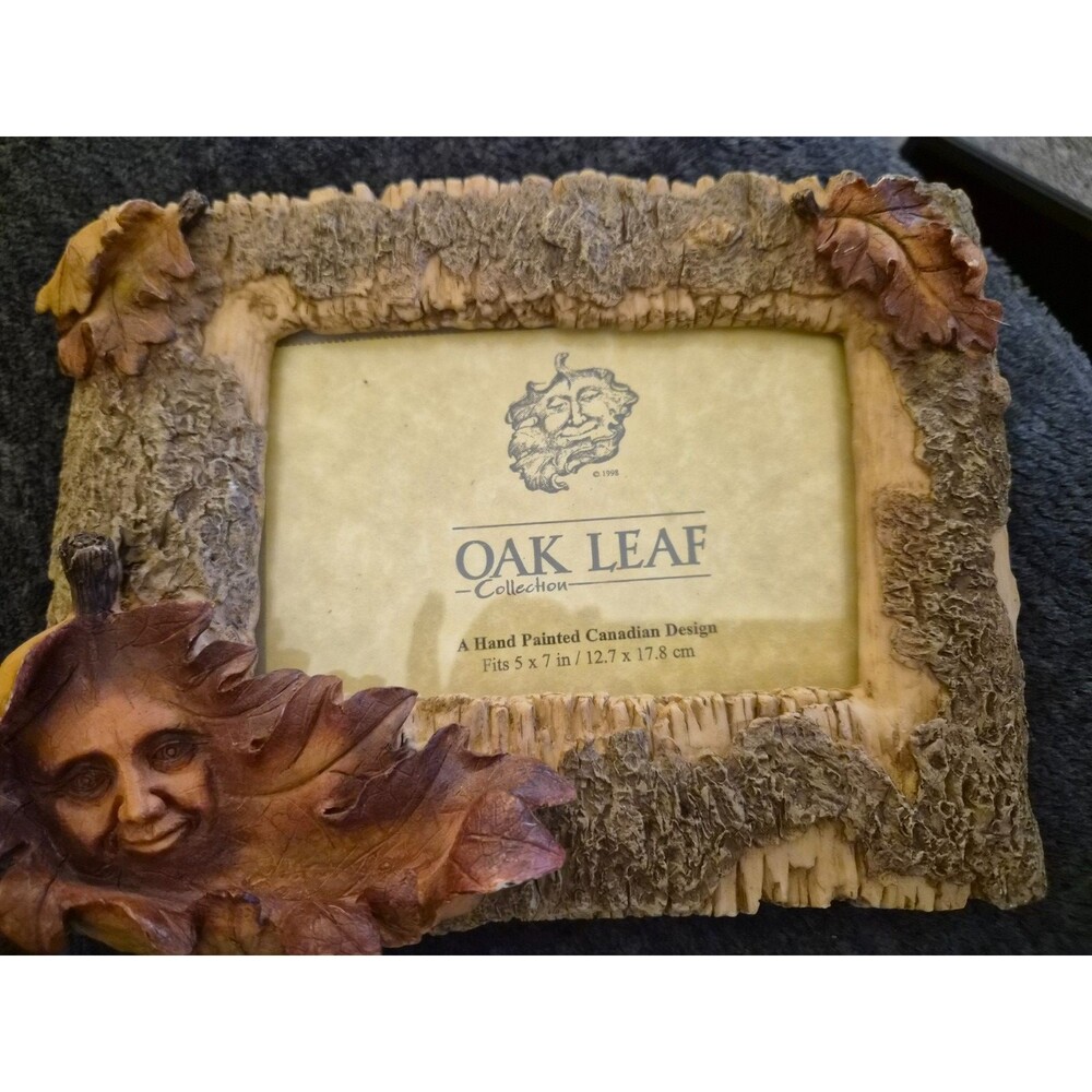 New Vintage Oak Leaf Collection Photo Frame By Innovation Hand Painted Canadian